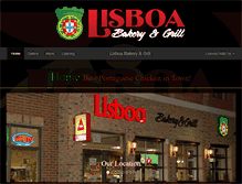Tablet Screenshot of lisboabakery.com
